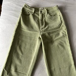 Pac Sun: Light sage green corduroy jeans